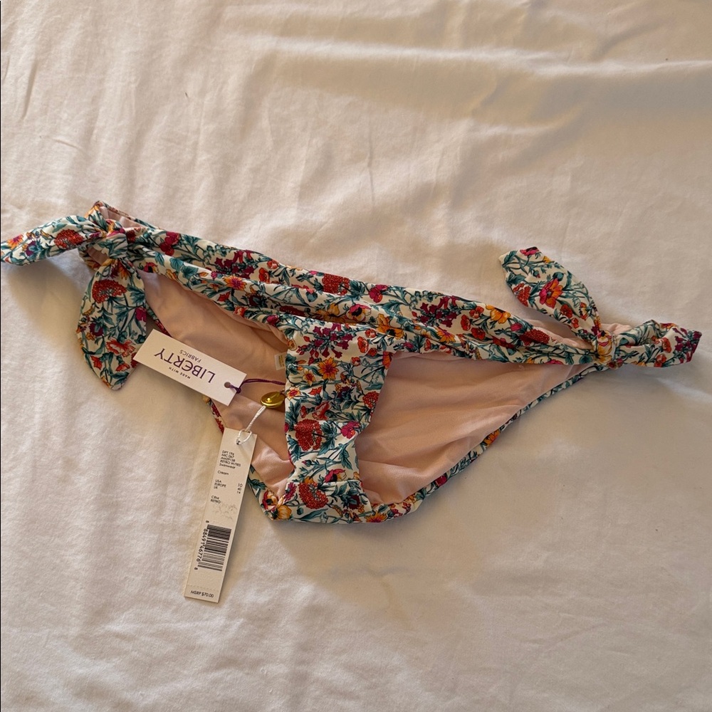 ANTONIO MELANI Pink Floral Bikini Bottom